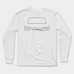 Sunbeam Stiletto classic car outline graphic (black) Long Sleeve T-Shirt